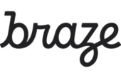 Braze black logo transparent background