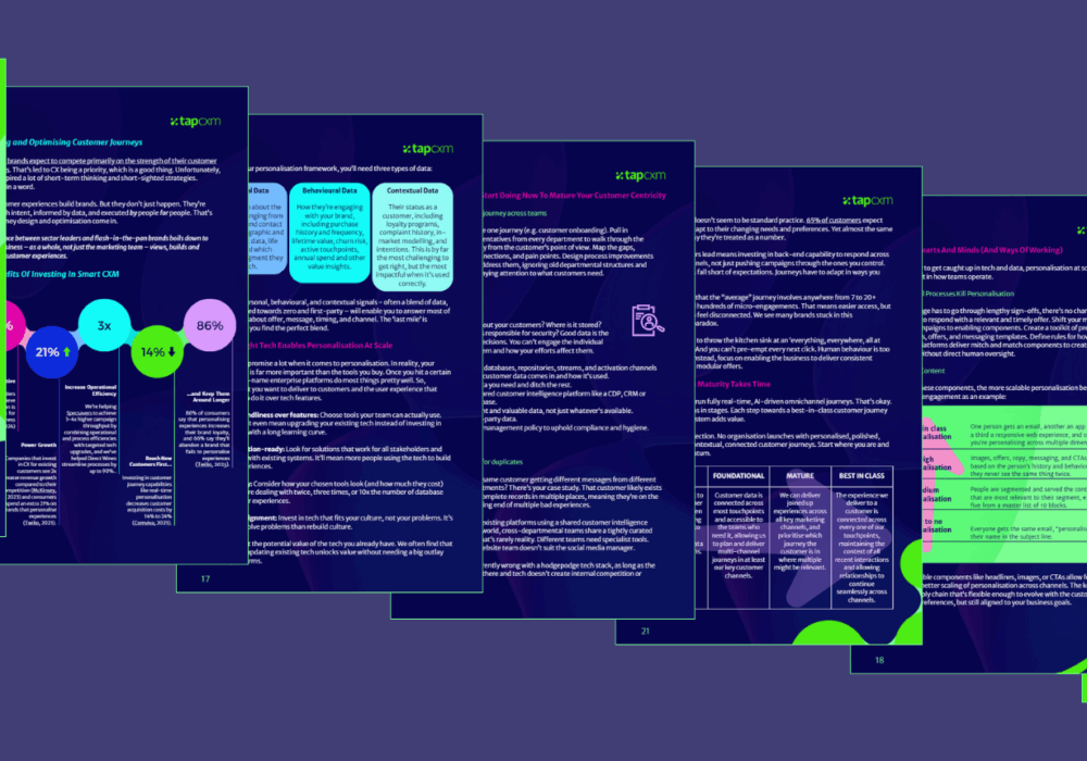 Customer journey playbook